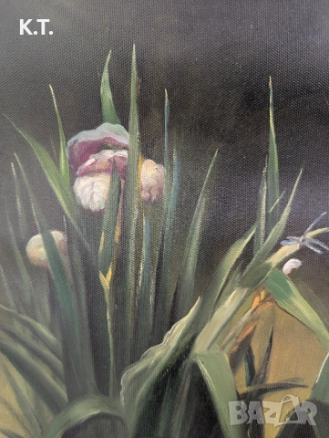 Масло върху платно. Голяма уникална ръчно рисувана репродукция на класическата картина, снимка 4 - Антикварни и старинни предмети - 53730830