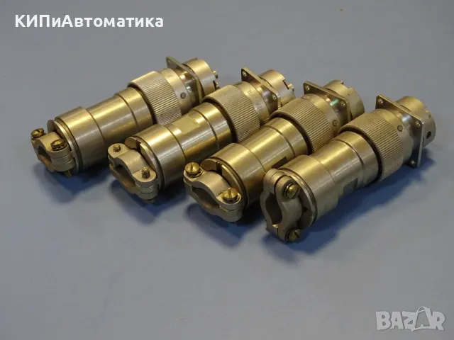 кръгъл конектор Souriau 840 series circular connector 4 contacts, снимка 9 - Резервни части за машини - 48546619