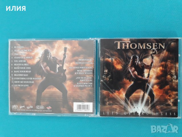 Thomsen(Týr,Wolfgang)- 2009- Let’s Get Ruthless(Heavy Metal), снимка 1 - CD дискове - 40992736