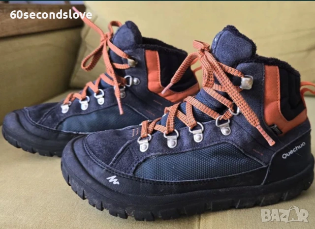 QUETCHA непромокаеми топли детски зимни обувки 34 номер, снимка 5 - Бебешки боти и ботуши - 53164648