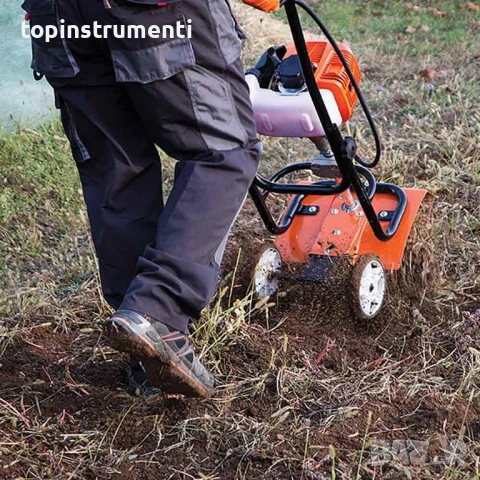 Мотофреза бензинова PREMIUM 0503HPTW20, 3 конски сили, 2-тактова, снимка 2 - Градинска техника - 53540941