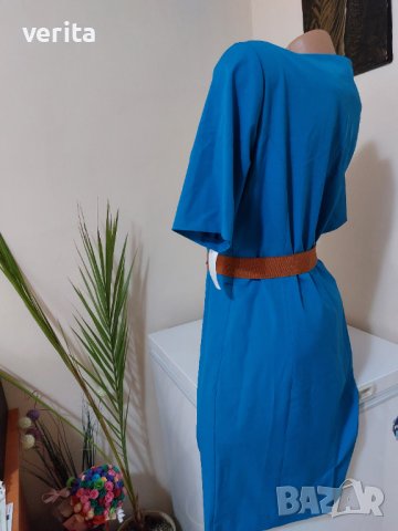 Синя рокля , снимка 5 - Рокли - 41458382