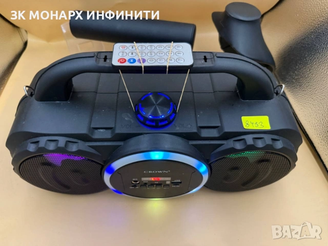 Аудио система Crown/PAS-2410MBF/+дистанционно, снимка 2 - Аудиосистеми - 53759000