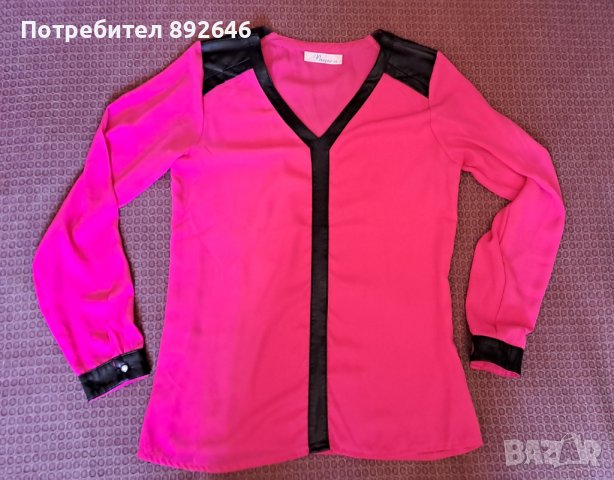 Дамски ризи 2/циклама и 1/черна, снимка 1 - Ризи - 40526156