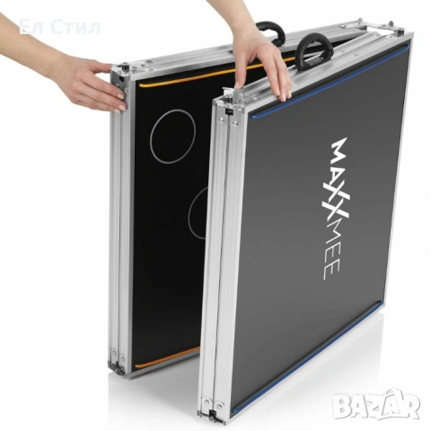 1бр/ MAXXMEE LED Beer Pong маса – парти маса с LED осветление, сгъваема и регулируема по височина, снимка 7 - Други игри - 53588126