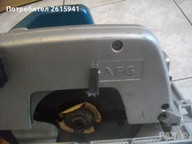 AEG HK52-Немски Ръчен Малък Циркуляр-Професионален-800 Вата-АЕГЕ-3,8 Ампера-5500 об/мин, снимка 10 - Други инструменти - 36204903