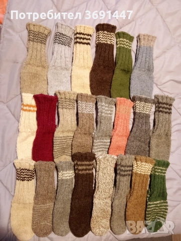 Вълнени чорапи , снимка 3 - Мъжки чорапи - 53539777