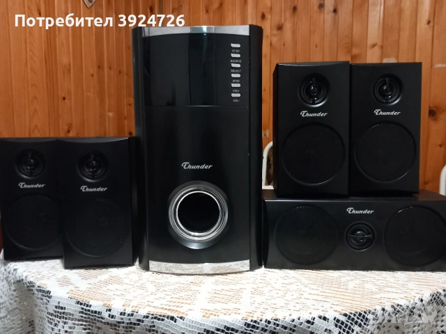 thunder THS-C531S система 5.1 , снимка 2 - Аудиосистеми - 53653743