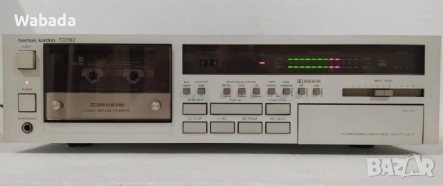 Касетен дек Harman Kardon TD-392, върхов модел , обслужен 2022 г. (модел 1985-88), снимка 11 - Декове - 52953596