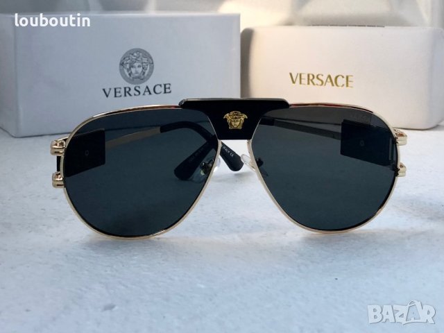 Versace VE2252 мъжки слънчеви очила авиатор унисекс дамски, снимка 5 - Слънчеви и диоптрични очила - 41770534