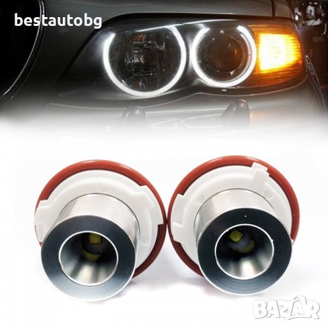 LED крушки Premium за фабрични ангелски очи 10W за BMW E39 (2000-2003), снимка 1 - Аксесоари и консумативи - 39968857
