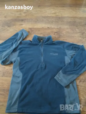 Columbia Mountain Ii Half Zip - страхотна мъжка блуза КАТО НОВА, снимка 4 - Спортни дрехи, екипи - 47682889