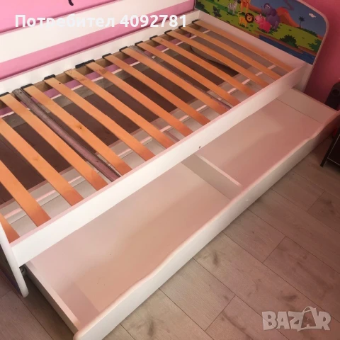 Детско креватче 180/80 см, снимка 3 - Мебели за детската стая - 51163603