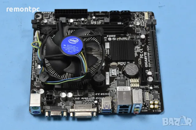Дънна платка и процесор Intel I5 7400 + Gigabyte H110M-S2V + Cpu cooler  - работят перфектно