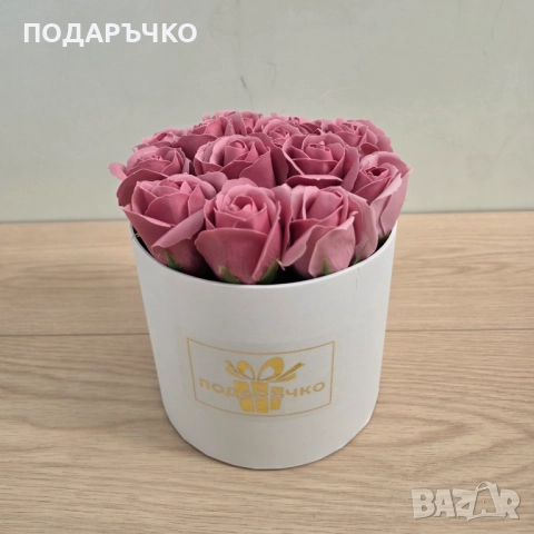 Луксозна кутия със сапунени рози, снимка 6 - Други - 52925566