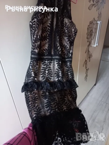 Чисто нова дантелена рокля ХС, снимка 1