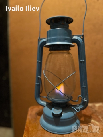 Стара газова лампа, снимка 2 - Антикварни и старинни предмети - 52658339