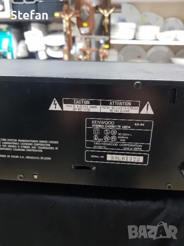 KENWOOD STEREO CASSETTE DECK KX-44, снимка 7 - Ресийвъри, усилватели, смесителни пултове - 48154872