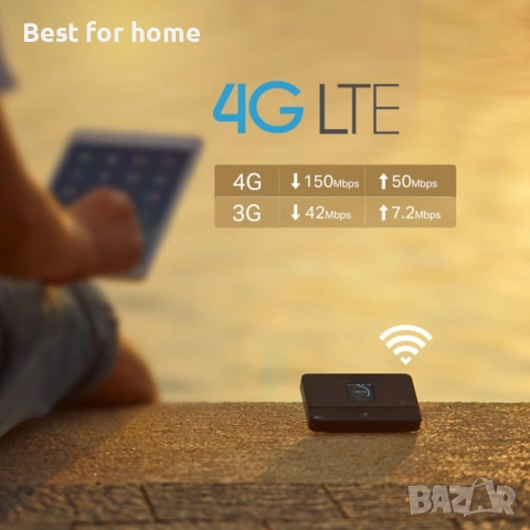 TP-Link M7350 4G Cat4 LTE преносим WiFi, снимка 7 - Друга електроника - 52492644