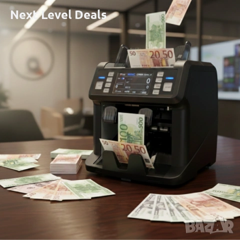 💰 Професионална многовалутна машина за броене на банкноти с детекция на фалшиви пари, снимка 5 - Друга електроника - 53749091