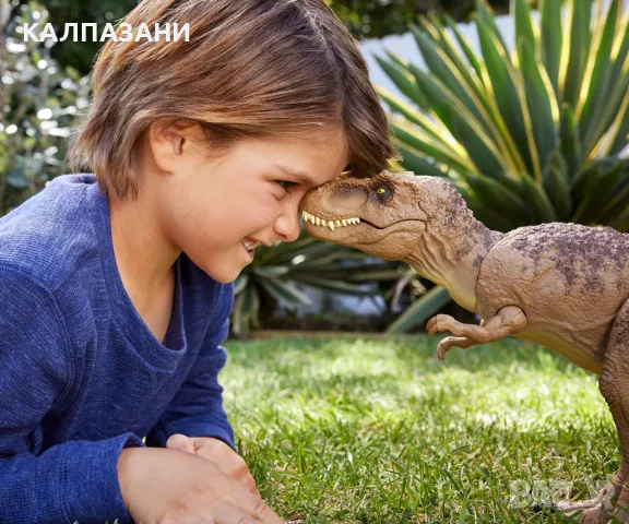 Джурасик свят - Атакуващ тиранозавър Рекс Mattel HXF53, снимка 7 - Фигурки - 47964490