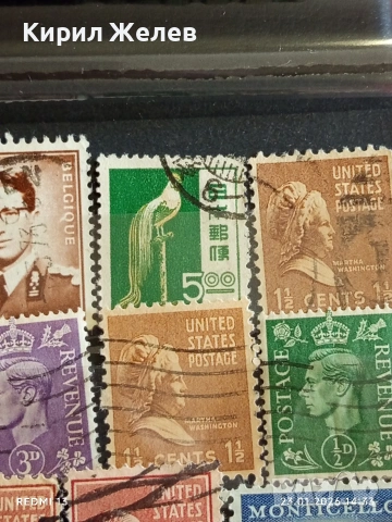 Стари пощенски марки от цял свят смесени АМЕРИКАНСКИ ПРЕЗИДЕНТИ за КОЛЕКЦИЯ 51959, снимка 6 - Филателия - 53201023