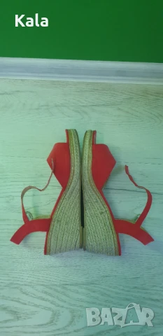 Червени сандали, снимка 2 - Сандали - 50622029