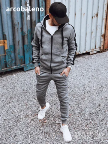 Мъжки анцуг, 3цвята , снимка 2 - Спортни дрехи, екипи - 47377979