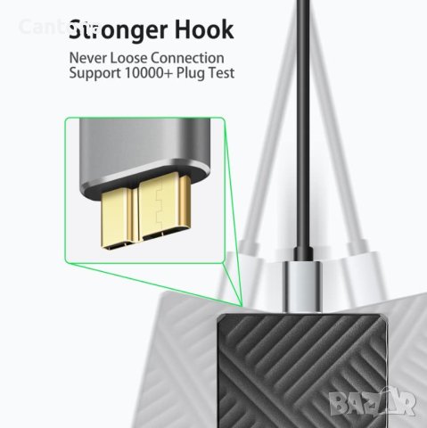 Micro USB 3.0 кабел, USB 3.0 A към Micro B суперскоростен кабел за данни , снимка 3 - Кабели и адаптери - 42591233