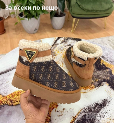 Guess Дамски Меки Топли Зимни Боти Гес - Налични Различни Цветове Код E1131, снимка 3 - Дамски боти - 52658331