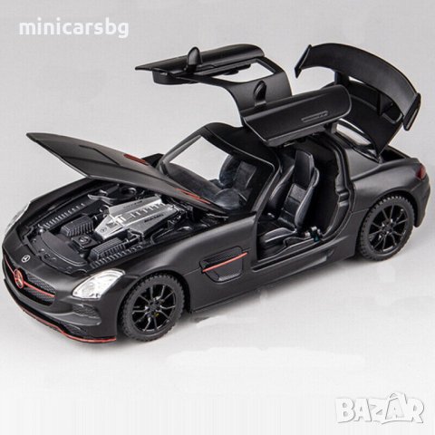 Метални колички: Mercedes-Benz SLS AMG (Мерцедес-Бенз), снимка 8 - Колекции - 41585785