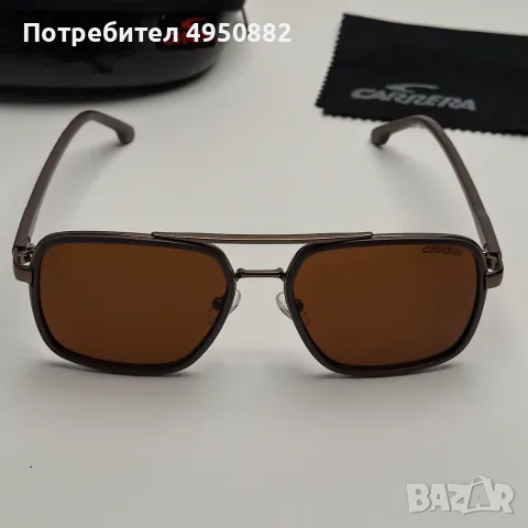 Слънчеви очила Carrera нови, правоъгълни стъкла, UV400, златно и черно, снимка 8 - Слънчеви и диоптрични очила - 56163164