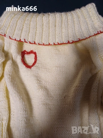 Ръчно плениво блузон., снимка 4 - Блузи с дълъг ръкав и пуловери - 53288752