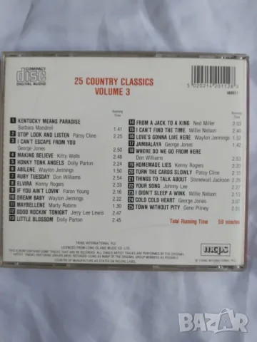 25 Country Classics Volume 3 - оригинален диск кънтри музика, снимка 2 - CD дискове - 56156436