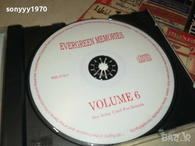 EVERGREEN MEMORIES CD 3110251915, снимка 7 - CD дискове - 52249642