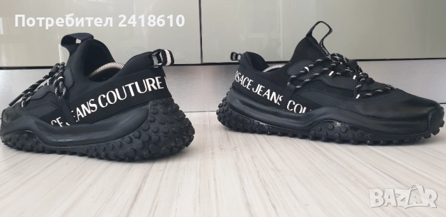 Versace Jeans Couture UK 7.5 US 8.5 Sneakers Mens Size 42/27см ОРИГИНАЛ! Мъжки Спортно - елегантни!, снимка 5 - Кецове - 51719588