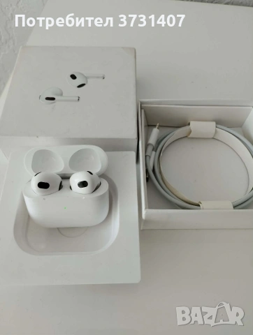 Безжични слушалки AirPods 3, снимка 6 - Безжични слушалки - 53658387