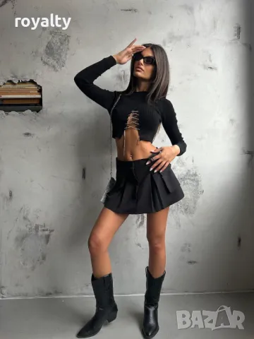 Дамска ефектна блуза Различни цветове , снимка 4 - Блузи с дълъг ръкав и пуловери - 49713526