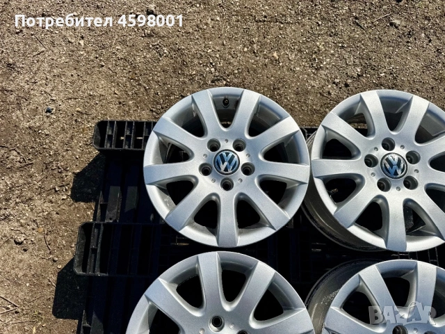 4бр.Алуминиеви джанти 15цола 5x112 за Vw Caddy,Golf,Touran,Skoda,Seat,Audi, снимка 7 - Гуми и джанти - 53753623