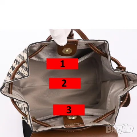 Дамска раница Brownie, снимка 8 - Раници - 47923640