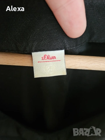 Рокля sOliver размер 38  черна, снимка 2 - Рокли - 53499111