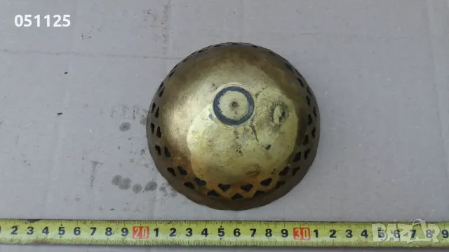 отлична бронзова ориенталска купа с орнаменти , снимка 9 - Антикварни и старинни предмети - 47561053