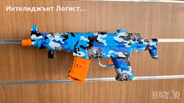 Бластер, пушка с гел топчета, gel blaster, автомат, MP5, снимка 4 - Електрически играчки - 42740093