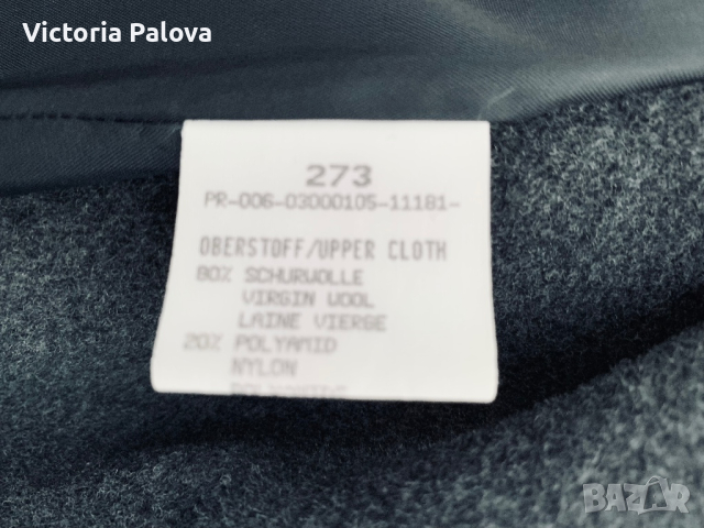 Дълго дизайнерско палто ANNA K вълна 80%, снимка 9 - Палта, манта - 44649815