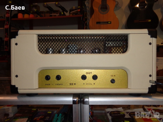 BAEVOX - лампова китарна глава 20 вата. tube amp., снимка 14 - Китари - 40227112