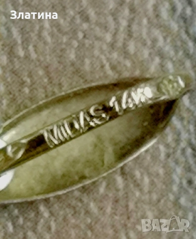 Златна висулка , снимка 4 - Колиета, медальони, синджири - 53521288