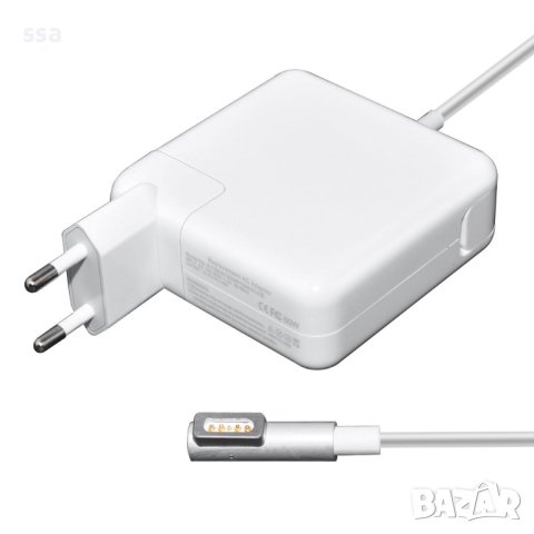 Зарядно за лаптоп Apple -60W- 16.5V 3.65A, L tip G1 MagSafe, заместител (31) - 24 месеца гаранция, снимка 2 - Лаптоп аксесоари - 41204174