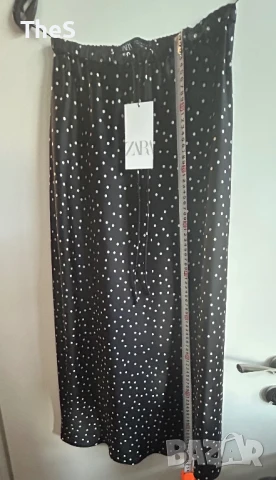 Чисто нова сатенена пола ЗАРА , снимка 3 - Поли - 50515353