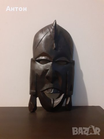 Африканска маска Абанос., снимка 5 - Антикварни и старинни предмети - 34795441