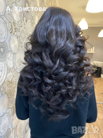 Екстеншън на клипси (Естествена коса тъмно кафяво)